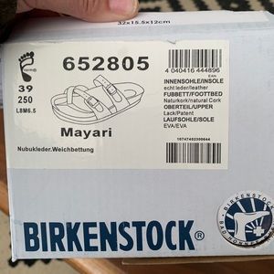 Mayari Birkenstocks Brown Leather Size 39